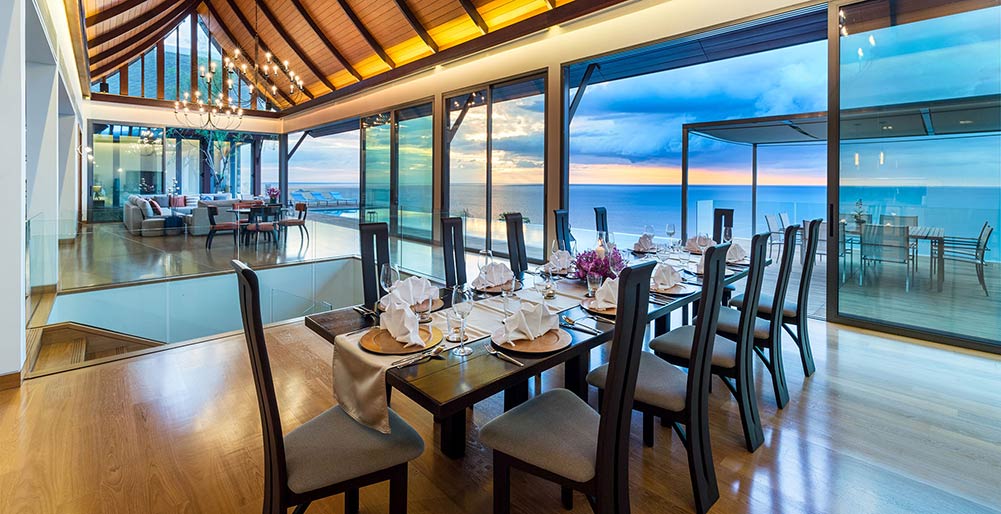 Villa Haleana - The perfect dining setting