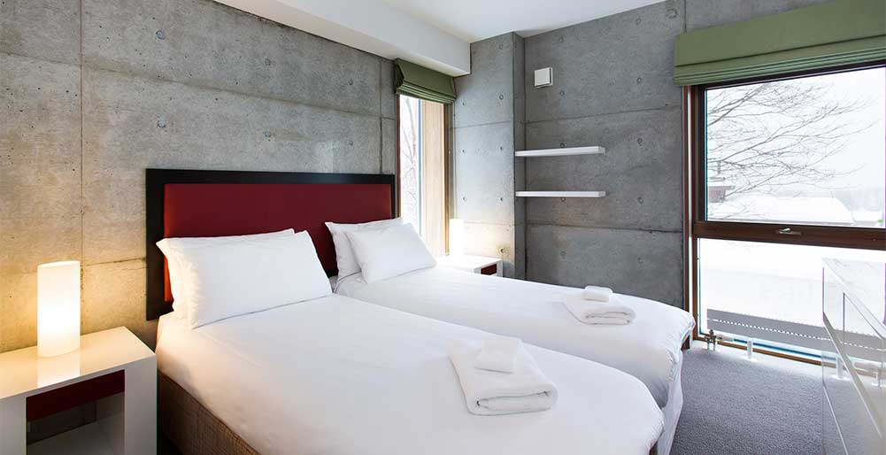 Kita Kitsune Chalet - Guest bedroom setting