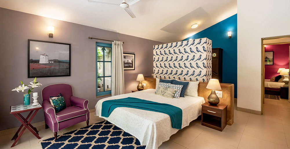 Villa Nimaya - Guest bedroom layout<br />