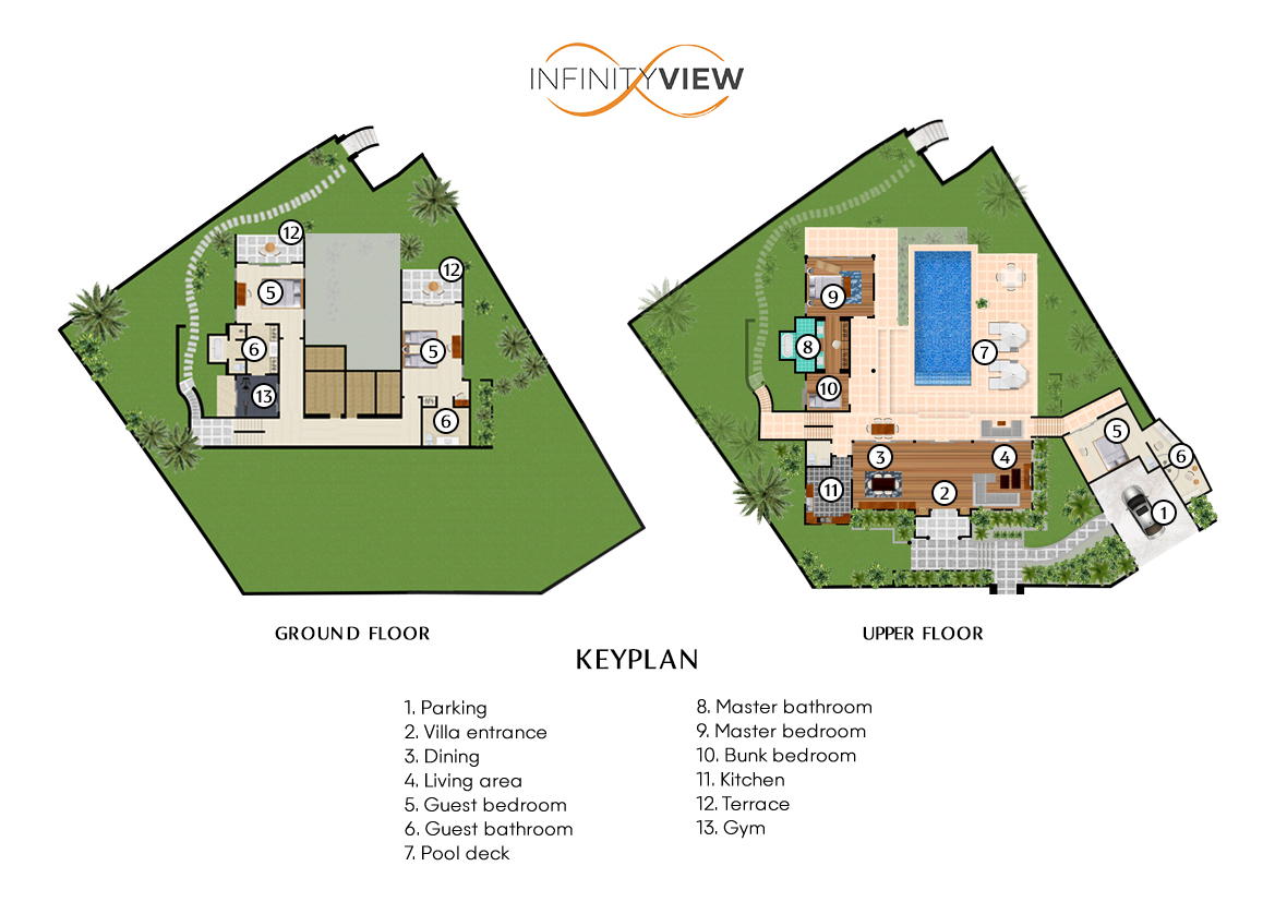 Infinity View villa floor plan