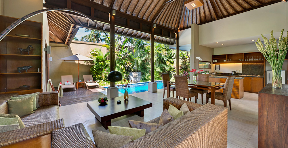 Solo - Pool view from deck, Seminyak Villa Images - Elite ...