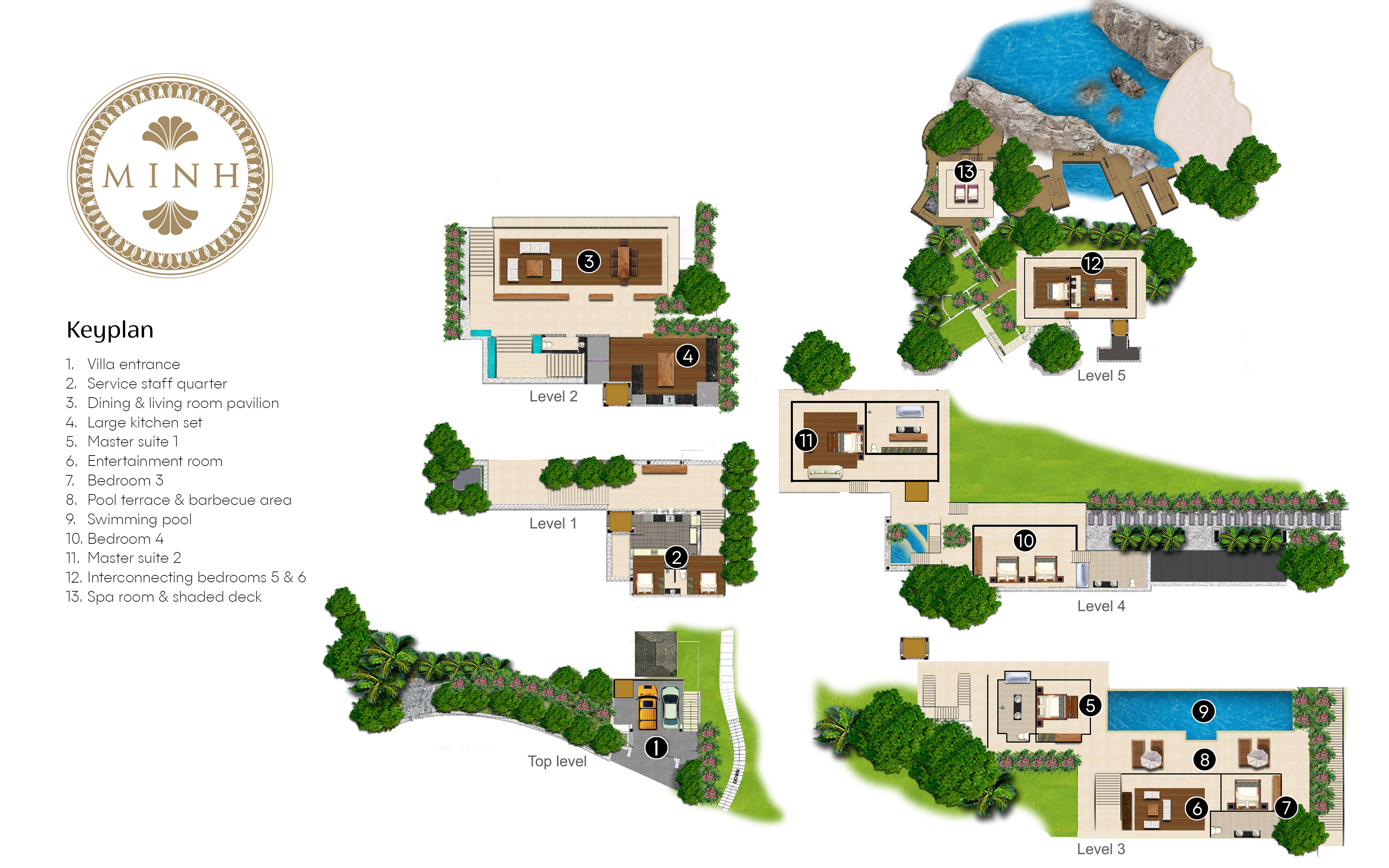 Villa Minh floor plan